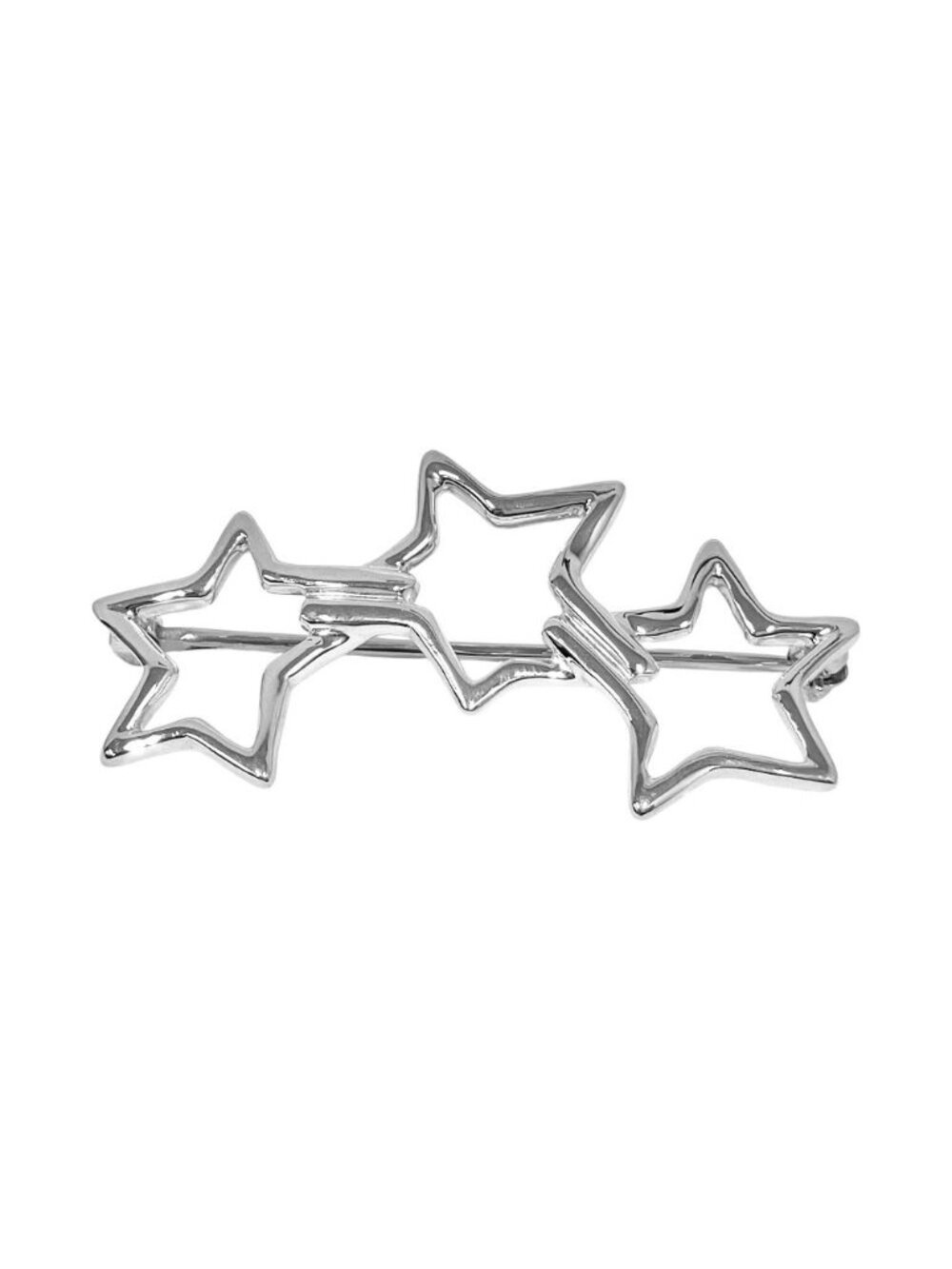 Tiffany & Co Triple Star Brooch Vintage Silver